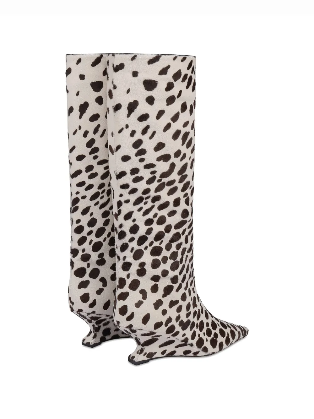 Paris Texas Nina animal-print boots Wit