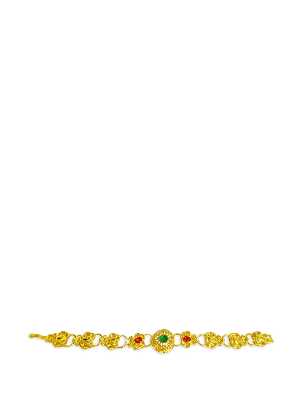 HZMER JEWELLERY Bracciale Roop con pietre - Oro