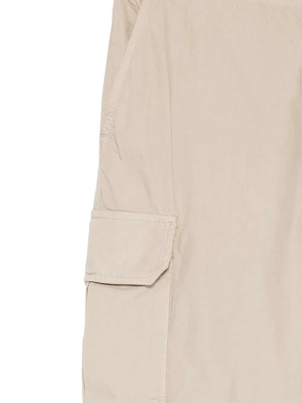Emporio Armani Shorts met logopatch Beige