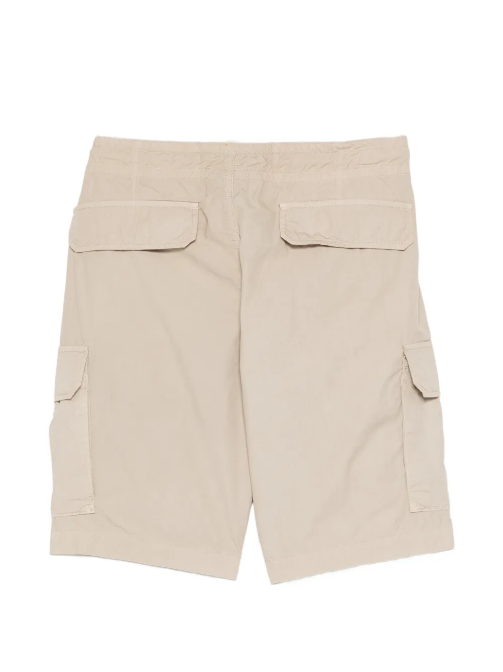 Emporio Armani Shorts met logopatch Beige