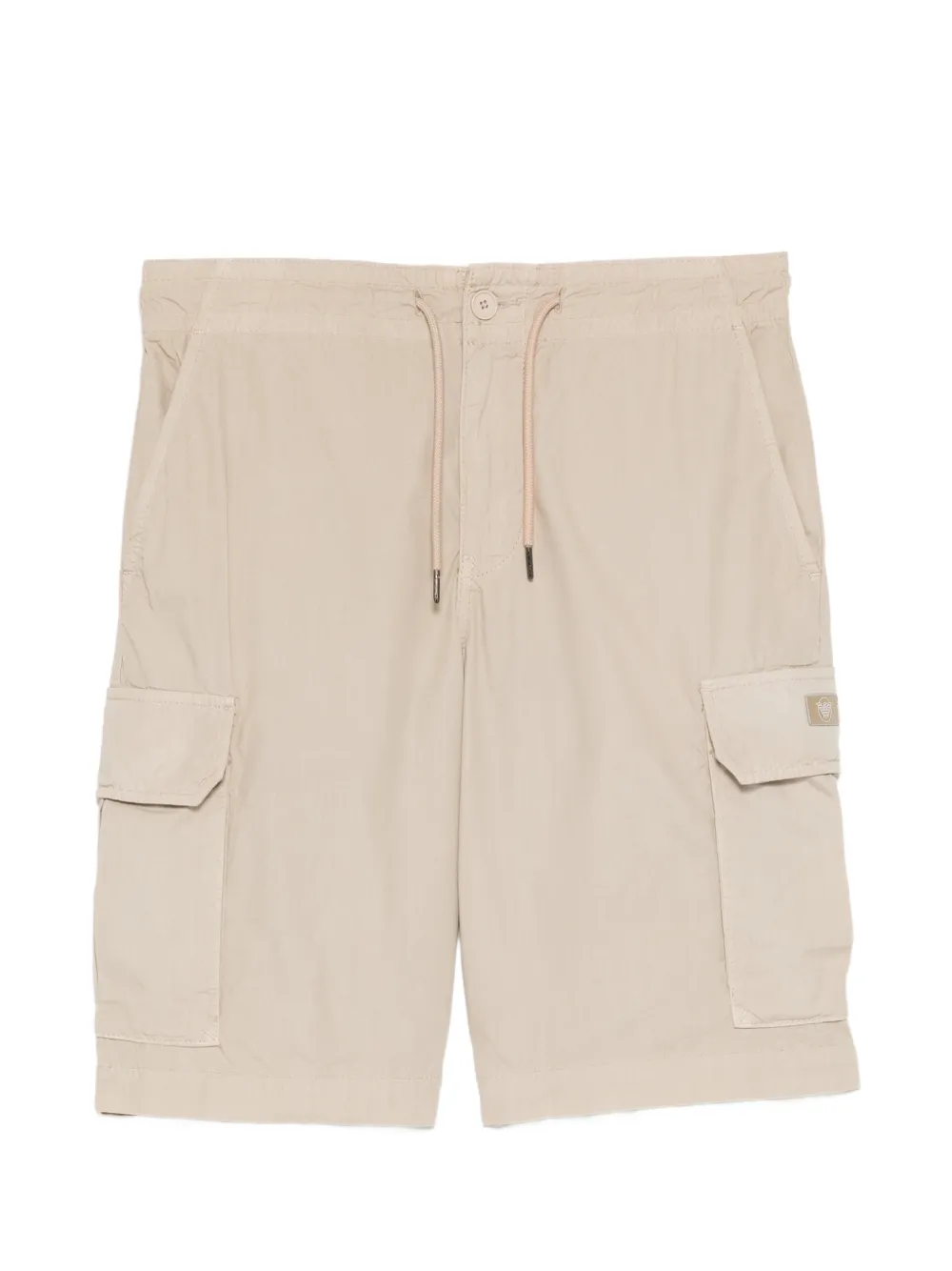 Emporio Armani Shorts con applicazione logo - Toni neutri