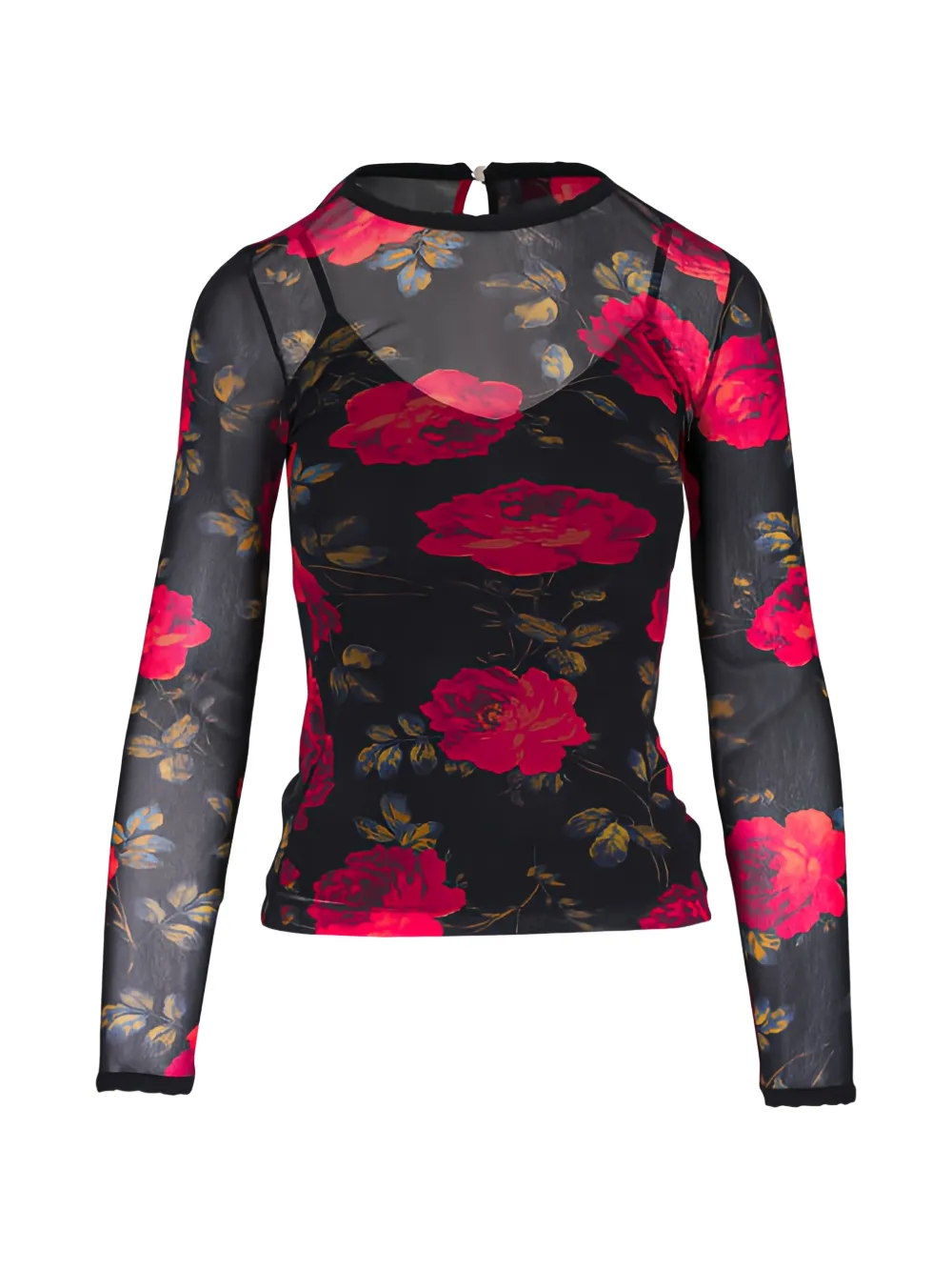 Carolina Herrera floral-print blouse - Black