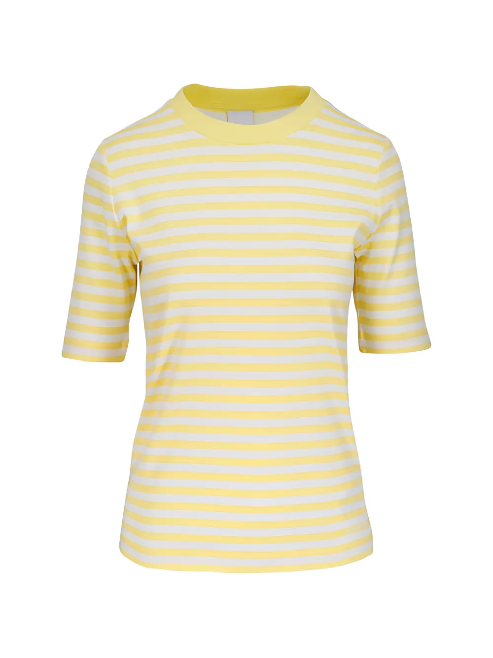 BOGNER Nikini striped short-sleeve T-shirt - Giallo