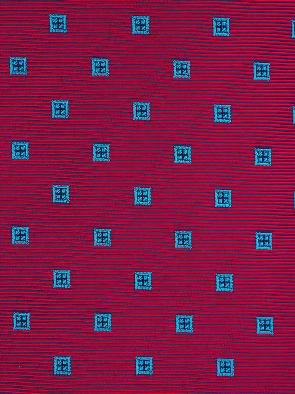 Kiton Stropdas met geometrische print Rood
