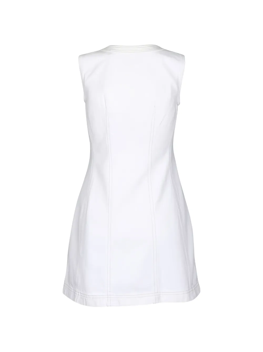  Frame Vestido Corto Con Botones - Blanco 
