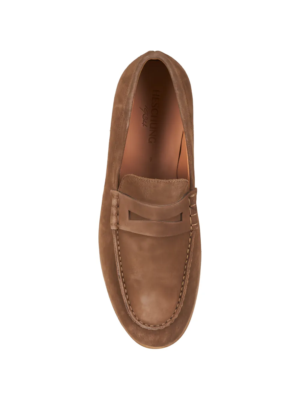 Heschung Aloe suède loafers Bruin