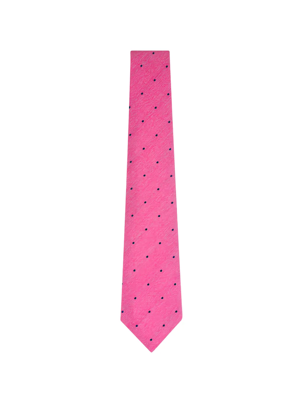 Kiton polka-dot silk tie - Rosa