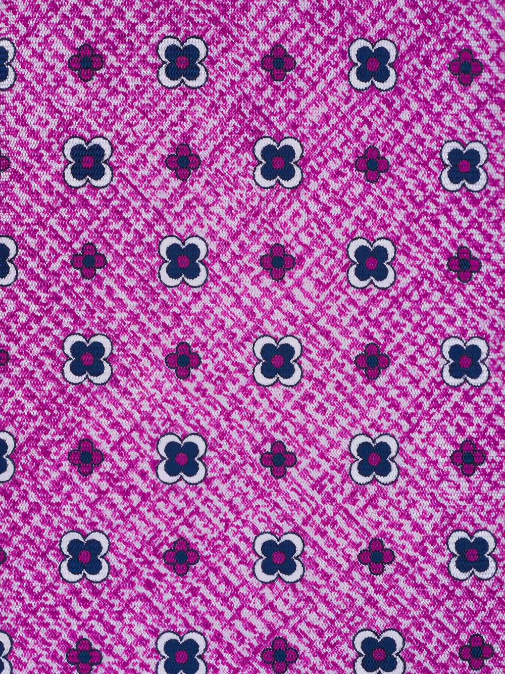  Kiton Corbata De Seda Con Estampado Floral - Rosa 
