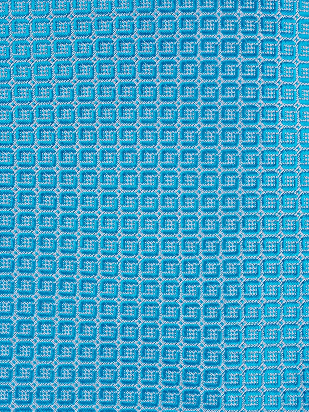 Kiton Zijden stropdas met geometrisch patroon Blauw