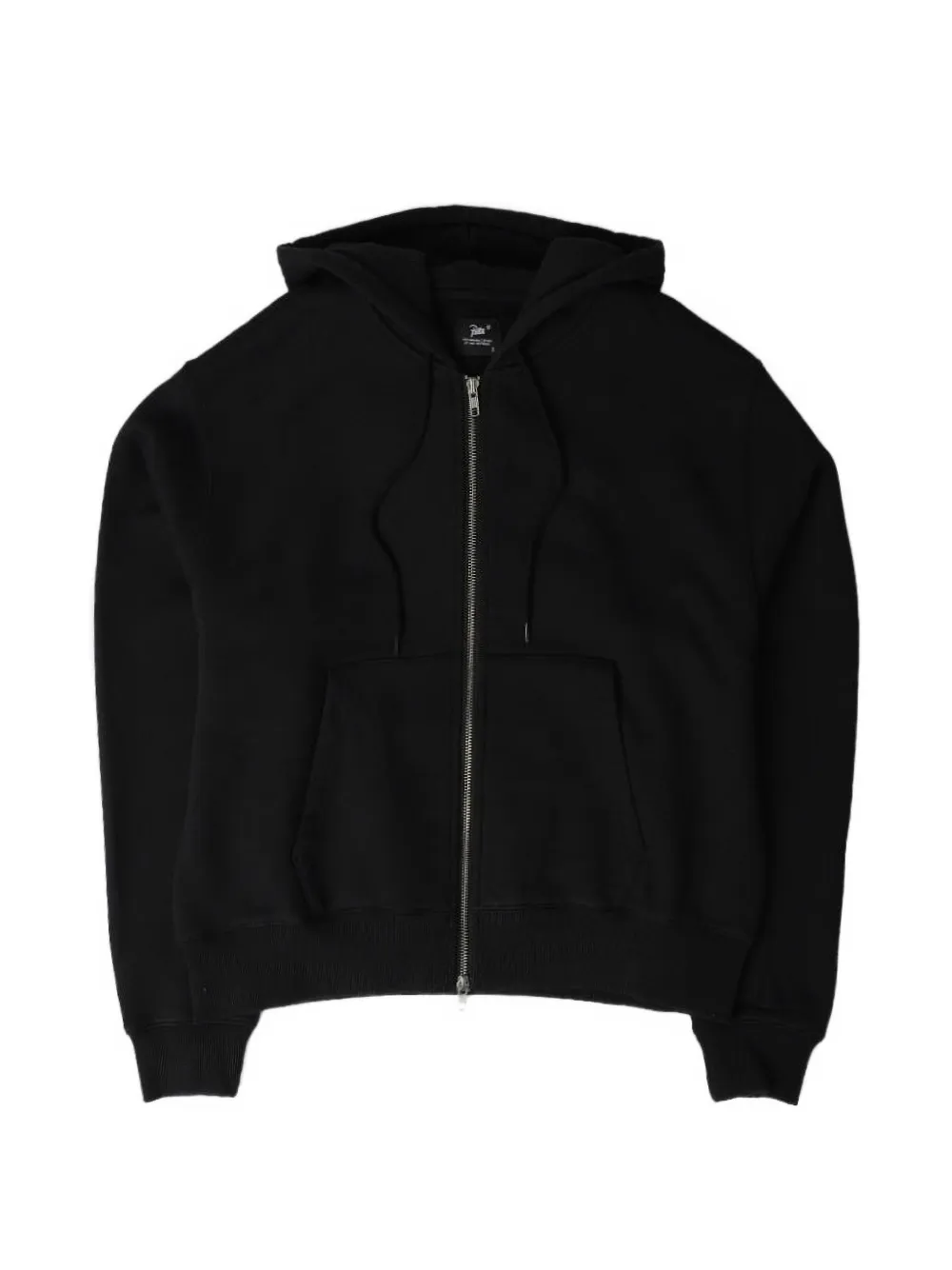 Patta Embro Classic Zip-up Hoodie In Black