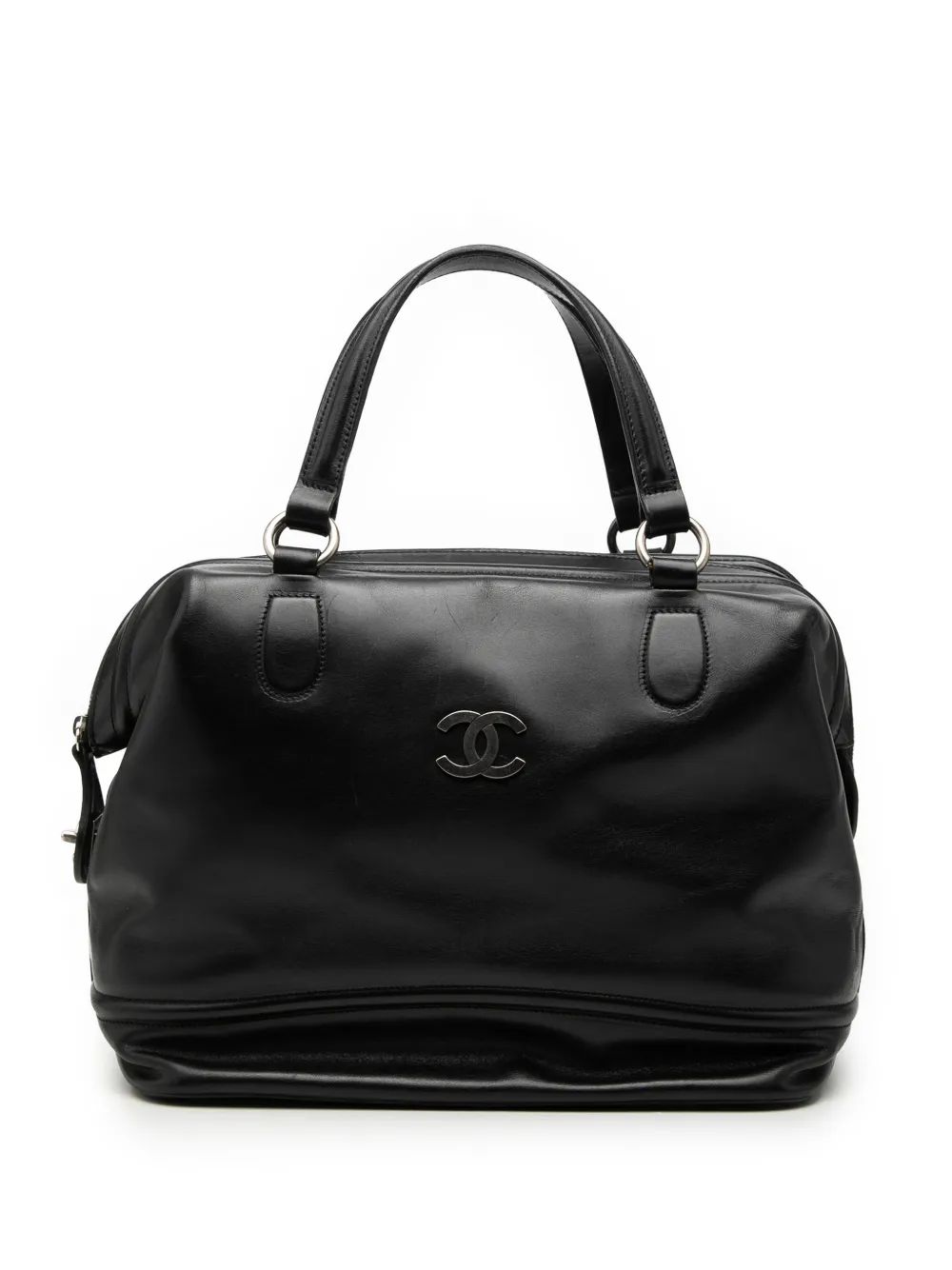 CHANEL Pre-Owned 2005-2006 CC Calfskin Bowler Bag handbag - Nero