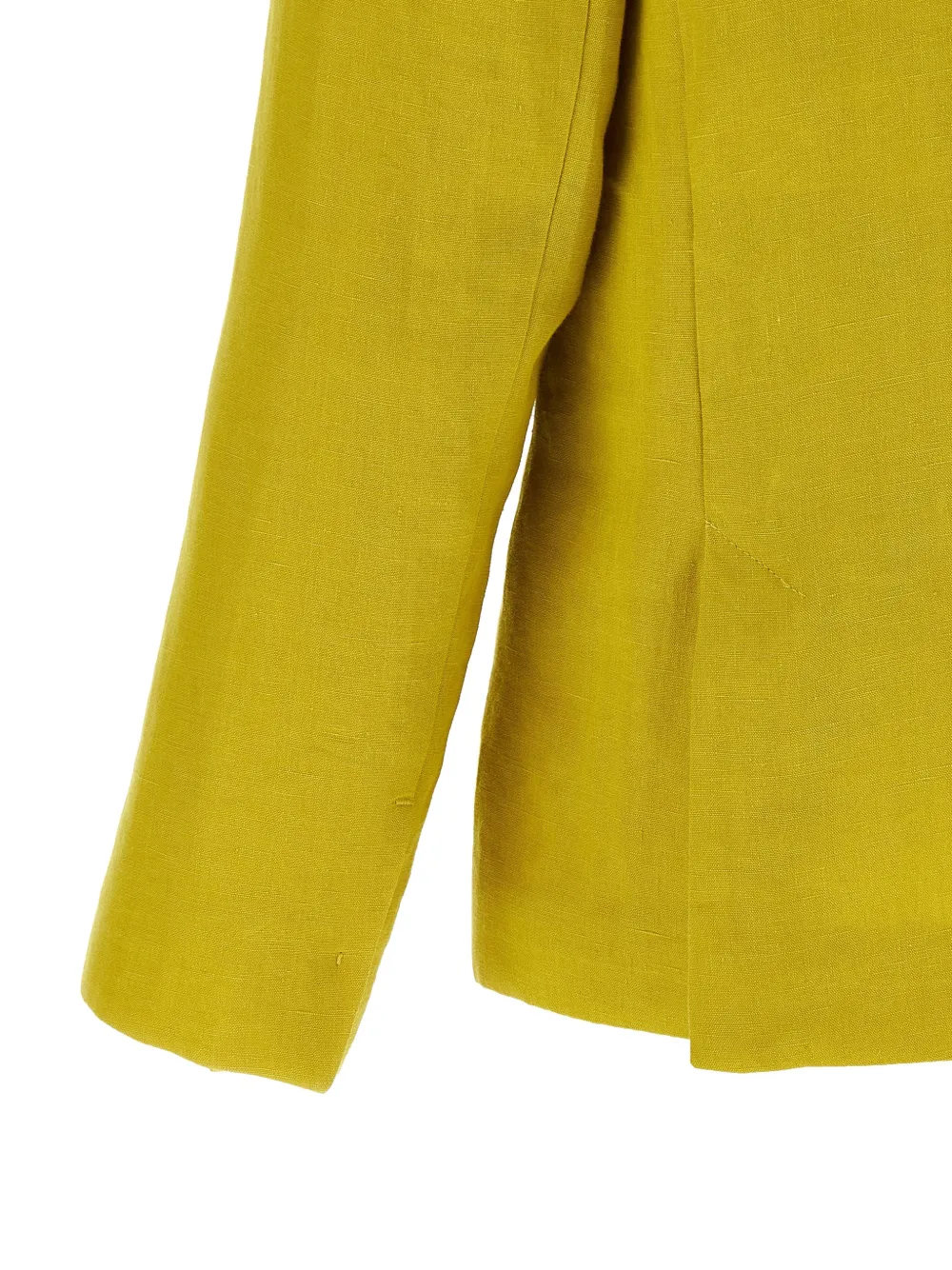 Max Mara Smm Alberta linnen blazer Geel