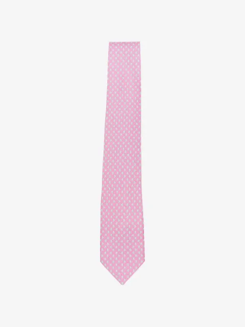 Ferragamo Krawatte mit Cyrus Gancini-Fisch-Print