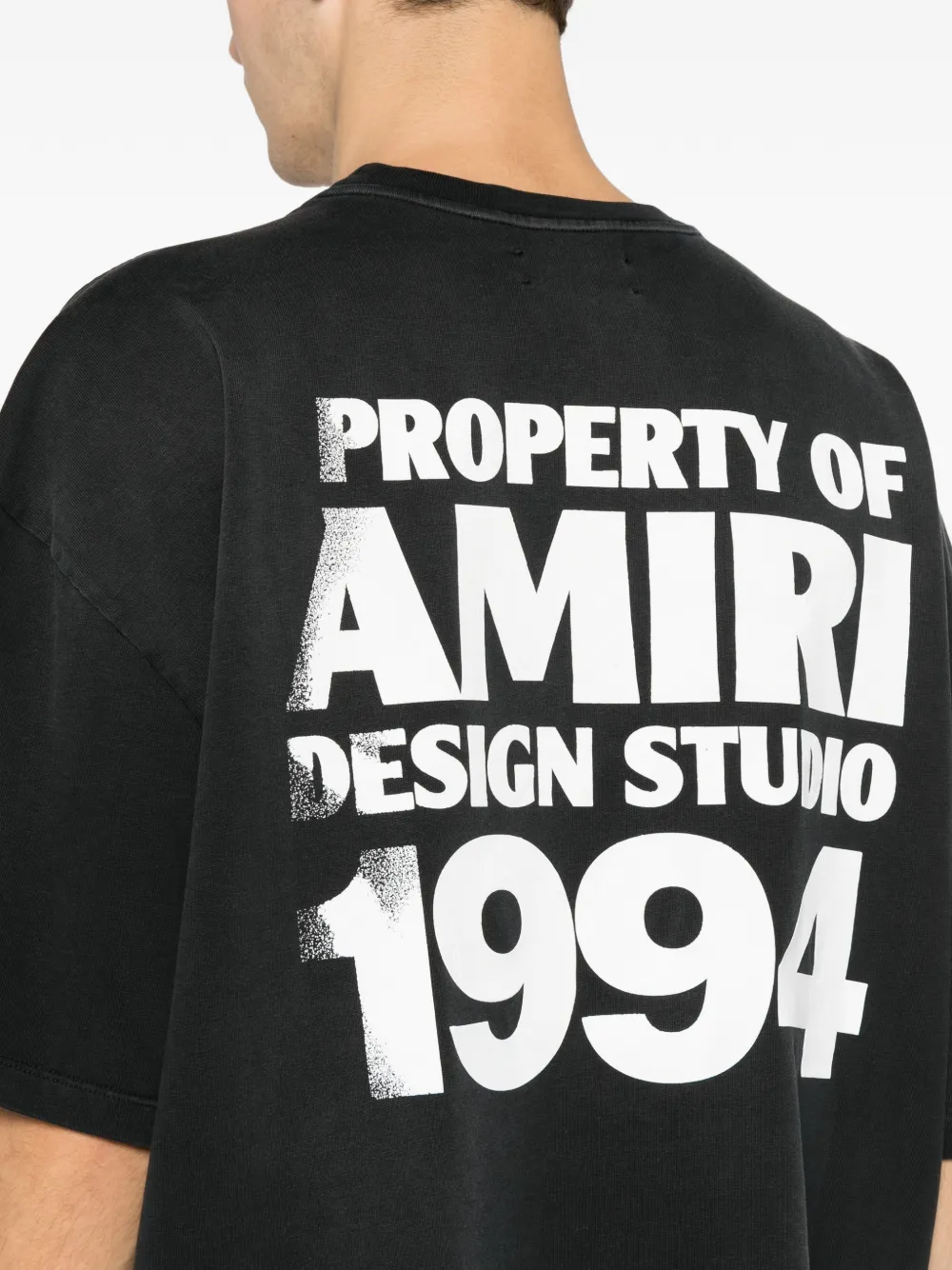 AMIRI T-shirt met logoprint Zwart