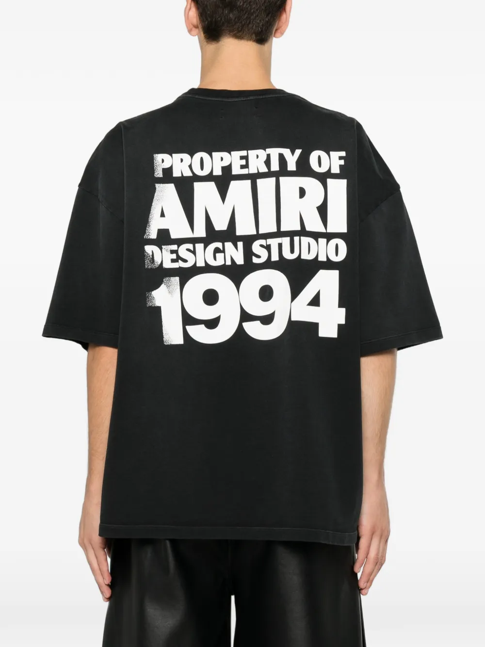 AMIRI T-shirt met logoprint Zwart
