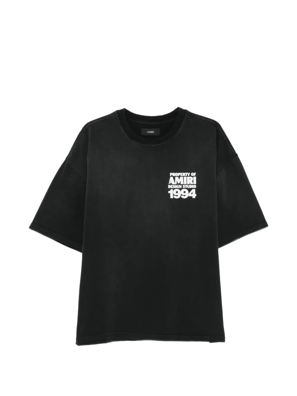 AMIRI 로고 프린트 티셔츠 | 블랙 | Image 1