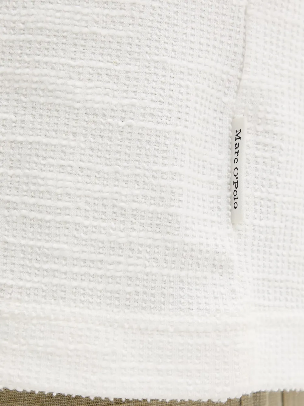 Marc O'Polo T-shirt met textuur Wit