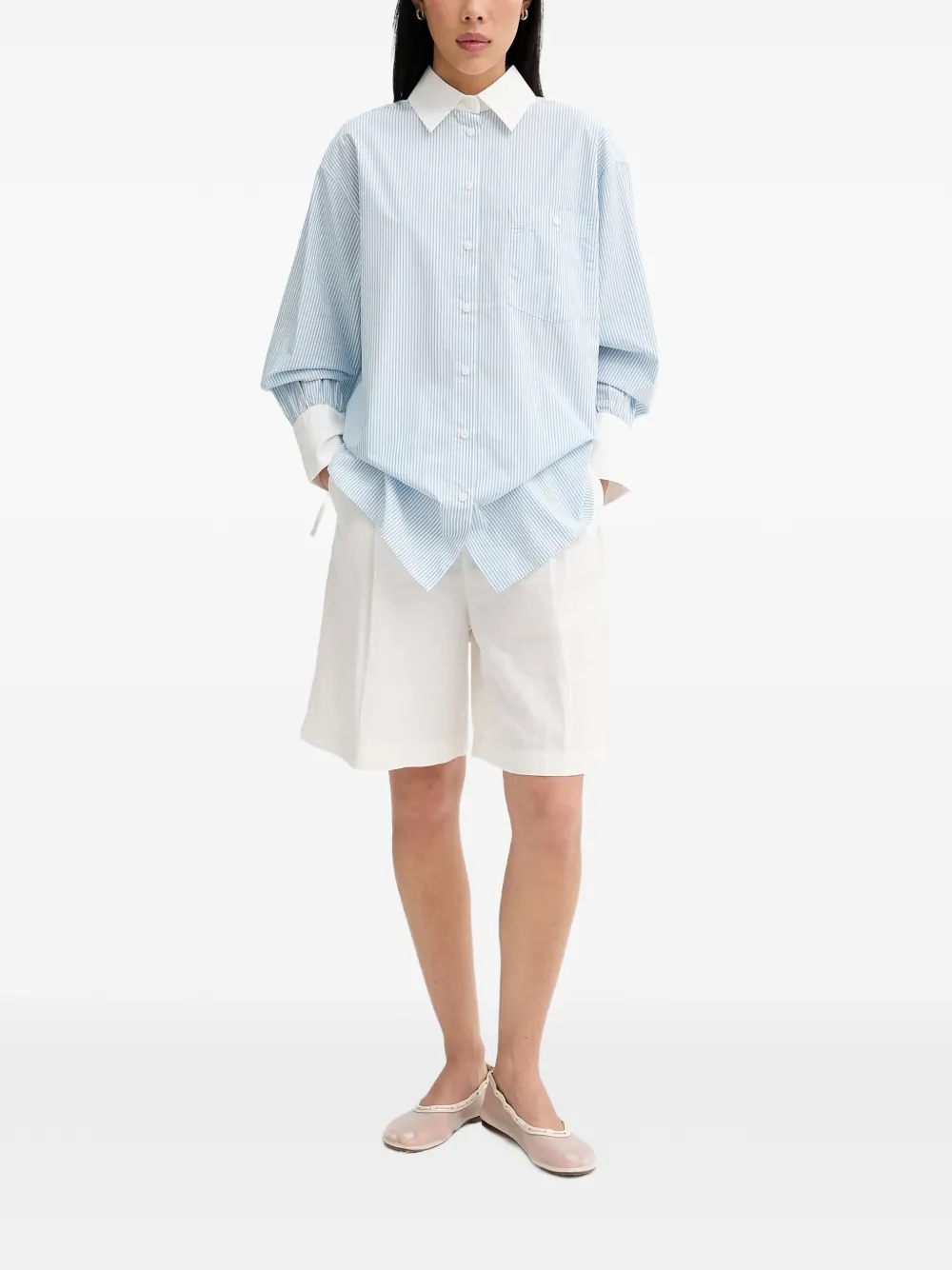 Marc O'Polo Gestreept overhemd Blauw