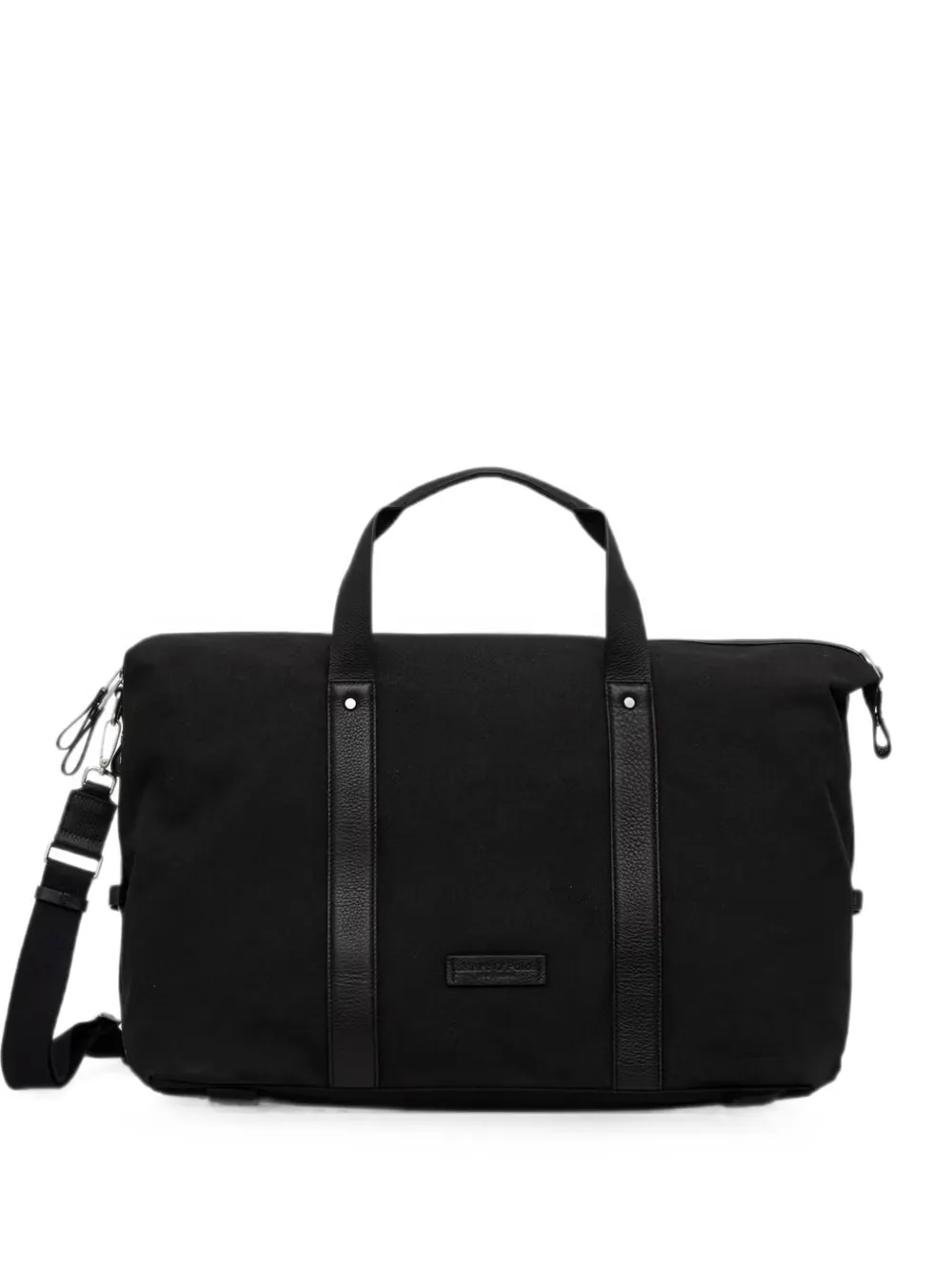 Marc O'Polo leather-trim holdall - Nero