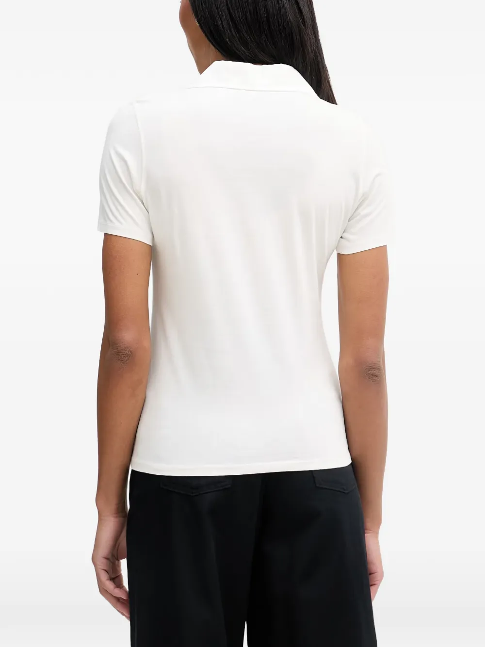 Marc O'Polo Poloshirt met borstzak Wit
