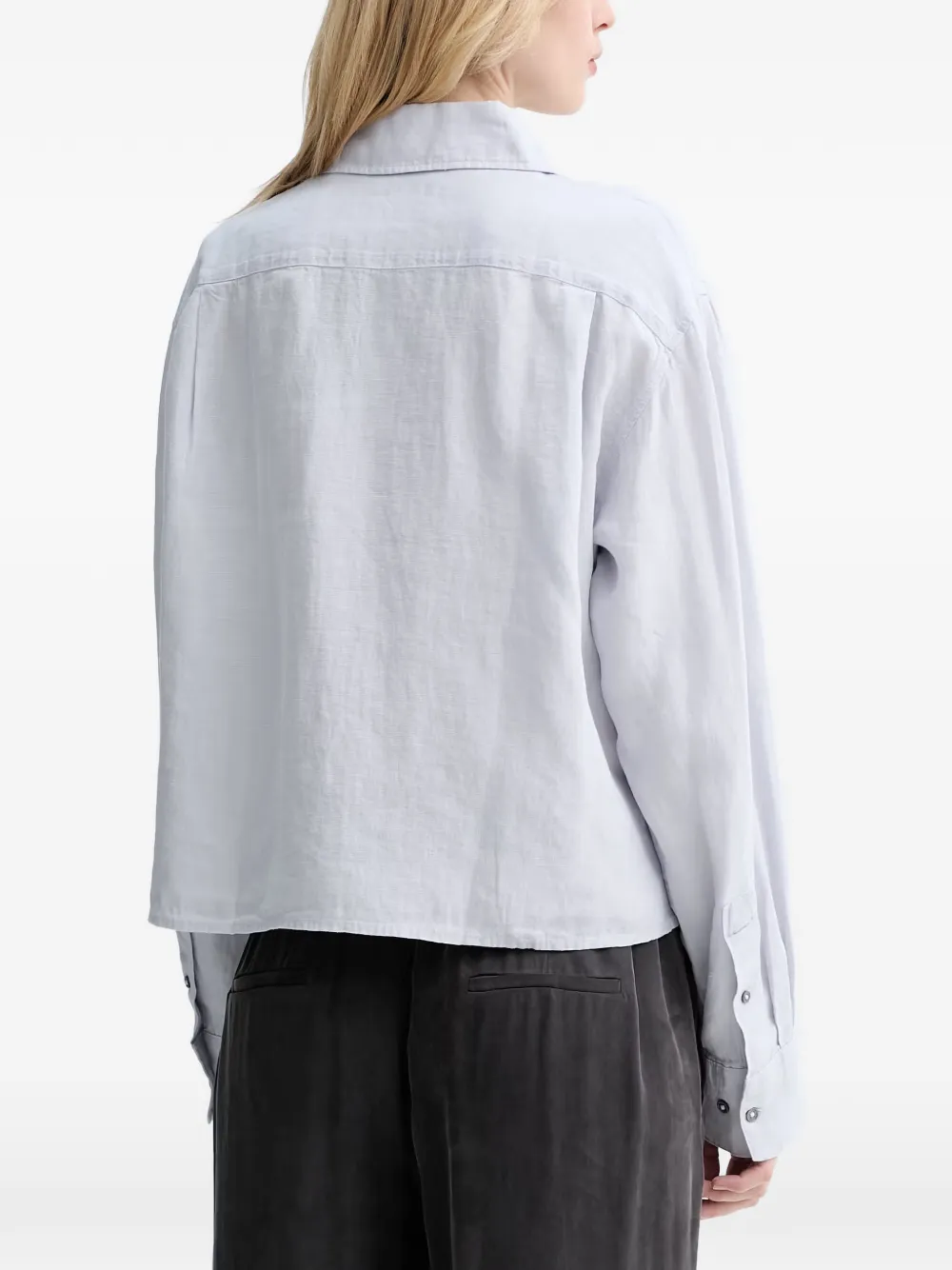 Marc O'Polo Blouse met opgestikte zak Blauw