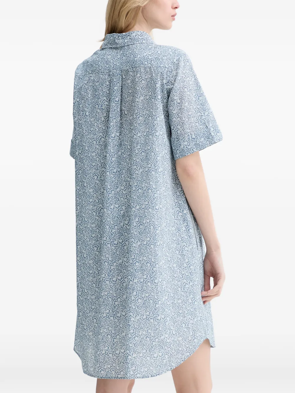 Marc O'Polo Midi-jurk met print Blauw