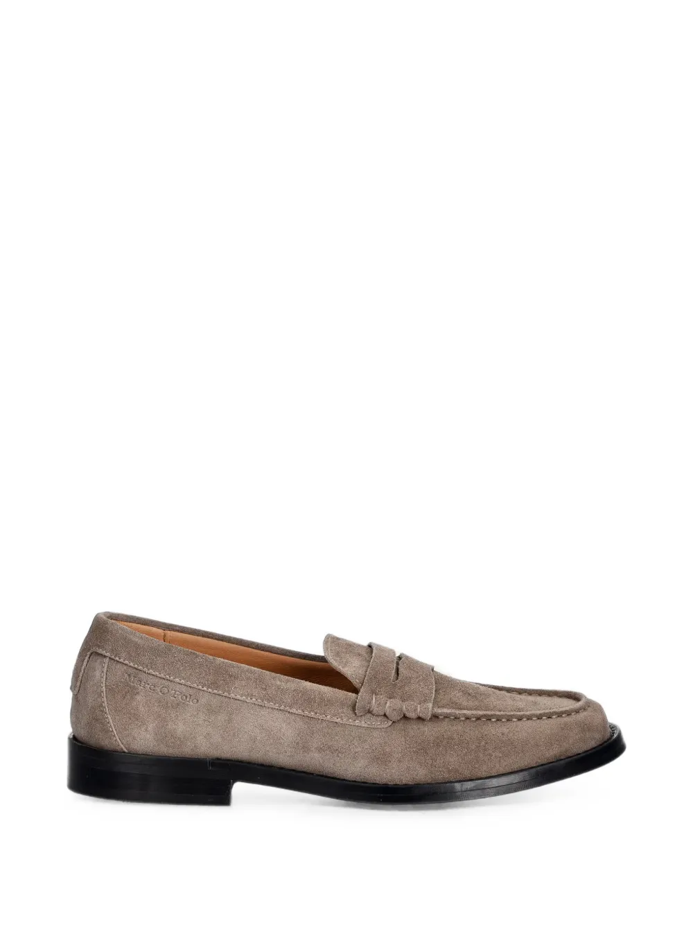 Marc O'Polo suede penny loafers - Marrone