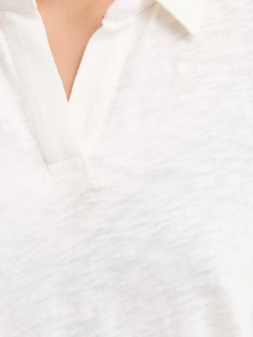 Marc O'Polo Poloshirt met textuur Wit