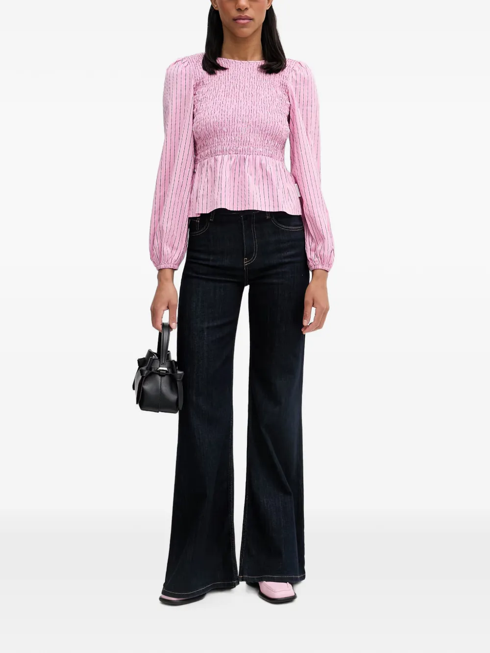 Marc O'Polo Gestreepte blouse Roze