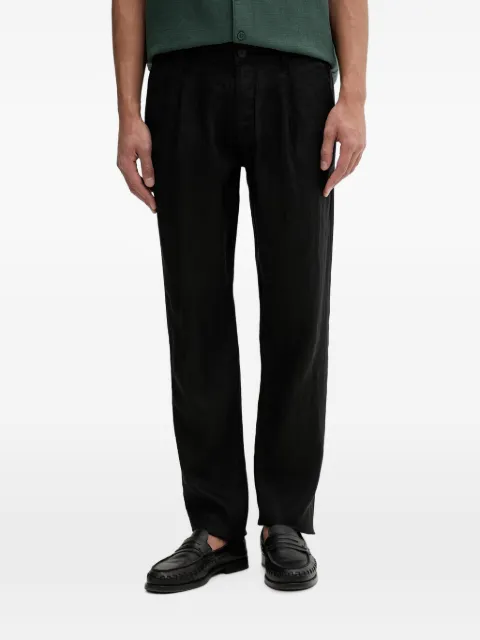 Marc O'Polo pleated straight-leg trousers