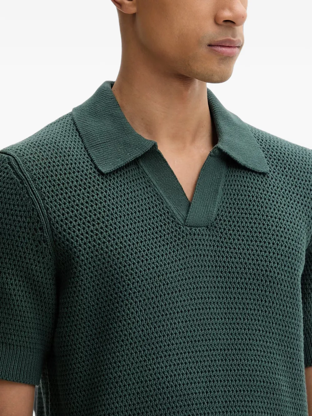 Marc O'Polo Opengebreid T-shirt Groen