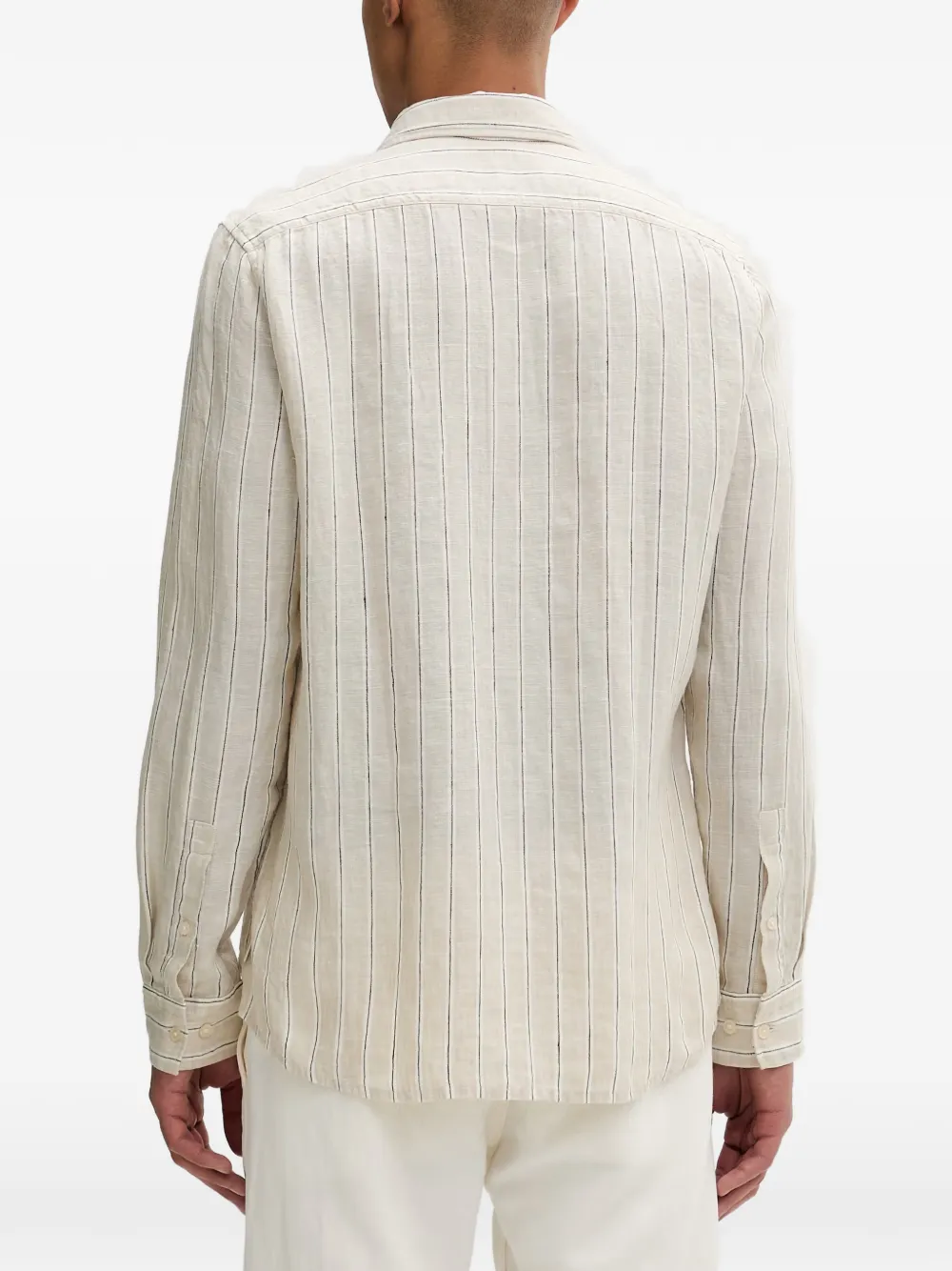 Marc O'Polo Gestreept overhemd Beige