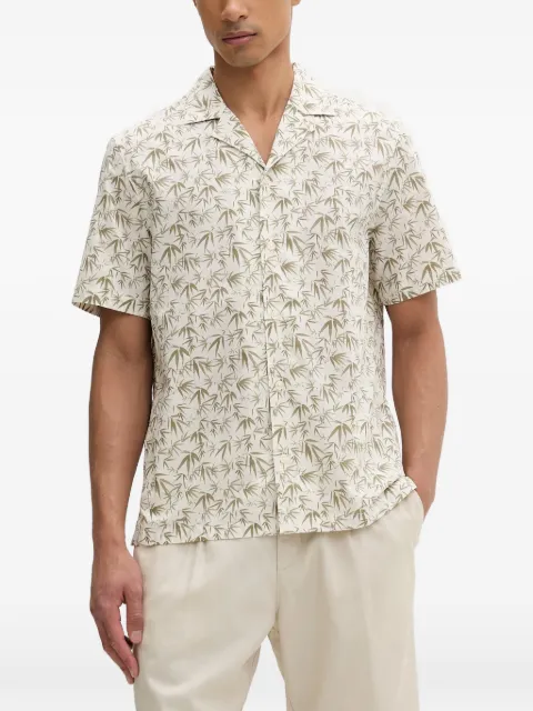 Marc O'Polo bamboo-print short-sleeved shirt