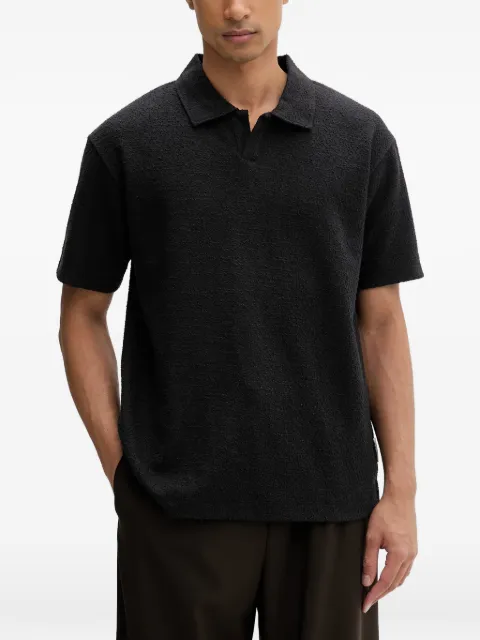 Marc O'Polo bouclé polo-collar T-shirt