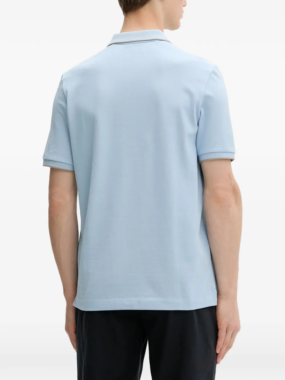 Marc O'Polo Poloshirt met geborduurd logo Blauw