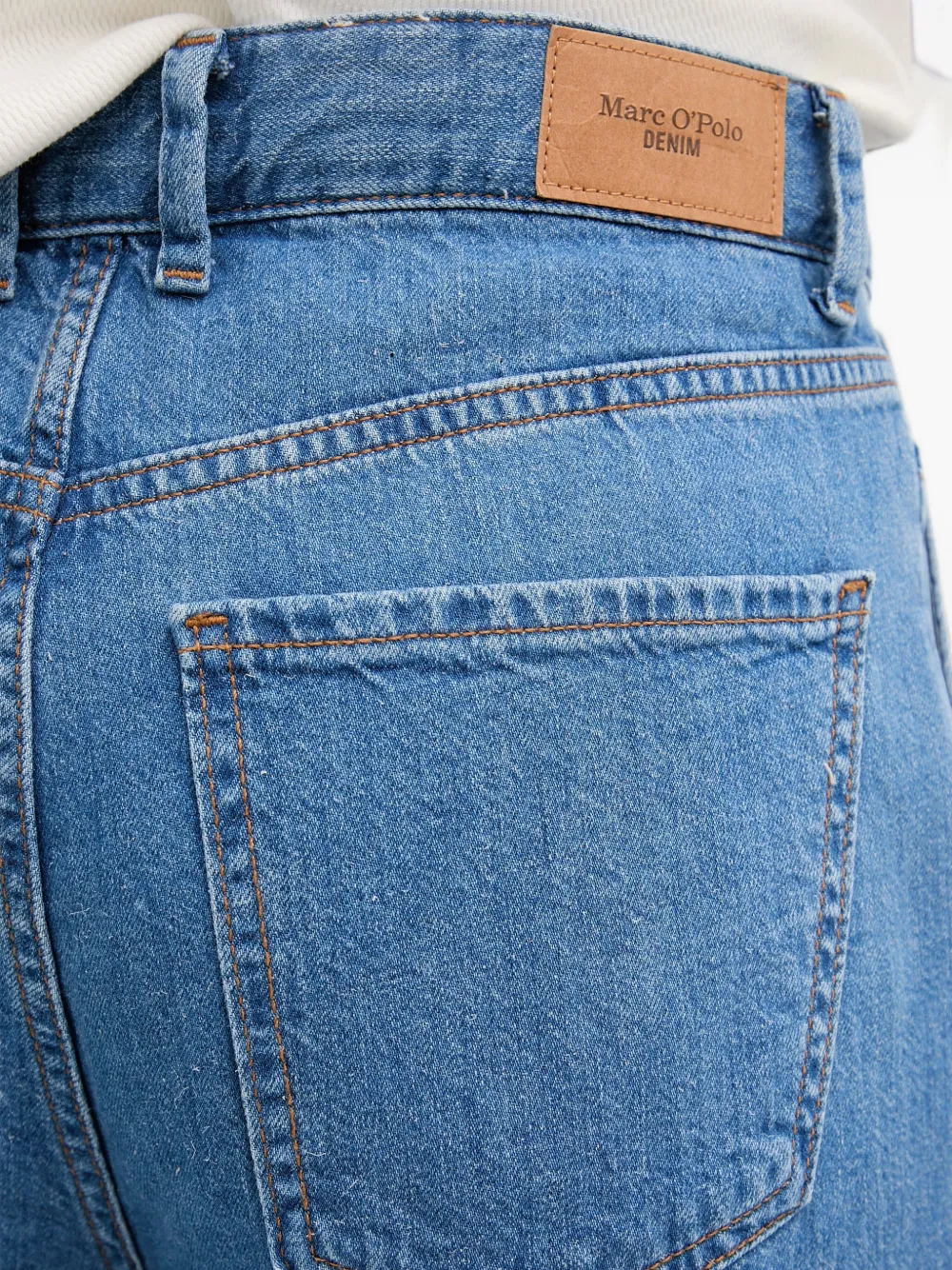 Marc O'Polo Jeans met wijde pijpen Blauw