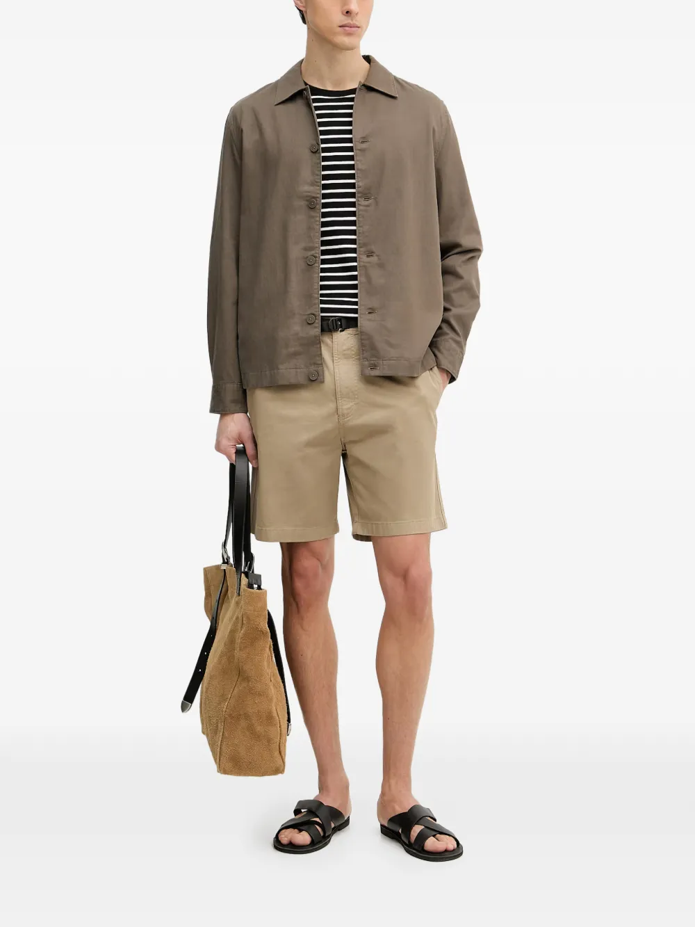 Marc O'Polo Button-up shirtjack Bruin