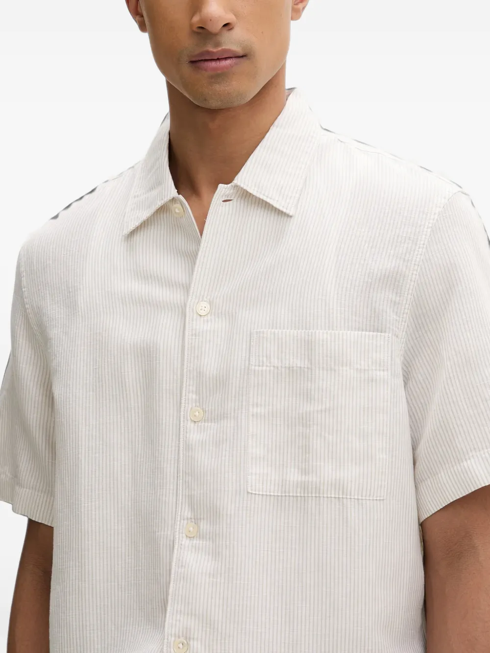 Marc O'Polo Gestreept overhemd Beige