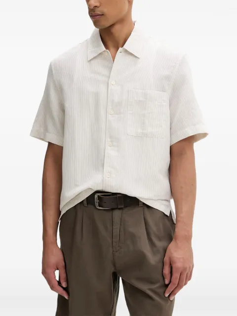 Marc O'Polo vertical-stripe short-sleeve shirt