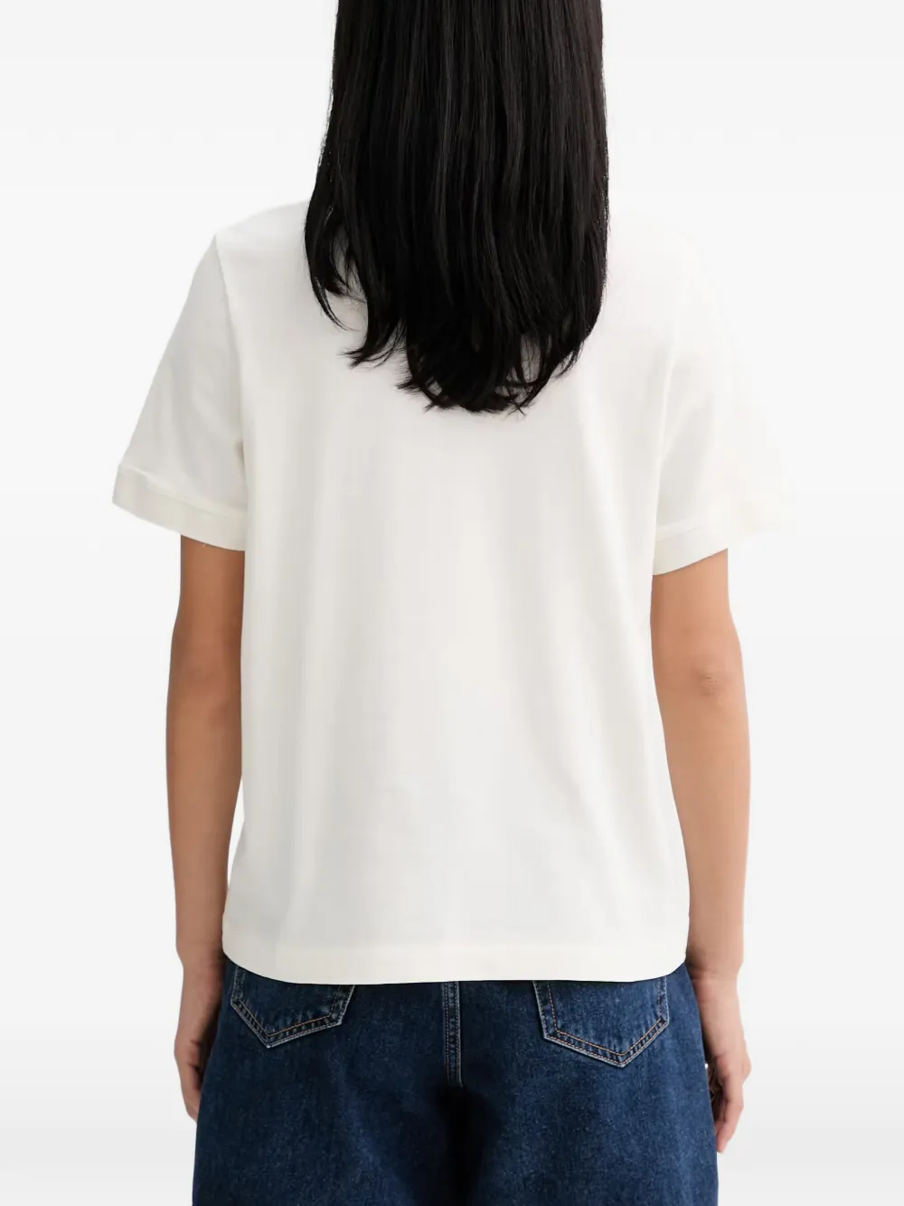 Marc O'Polo short-sleeved polo shirt Wit