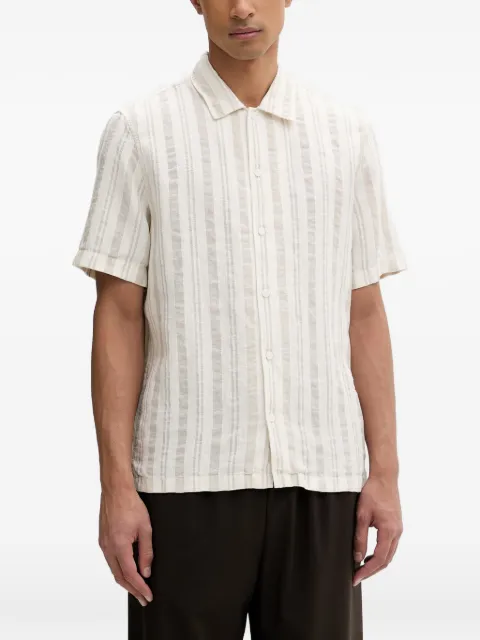 Marc O'Polo vertical-stripe short-sleeved shirt