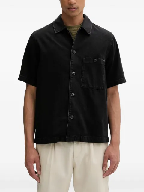 Marc O'Polo short-sleeved chest-pocket shirt