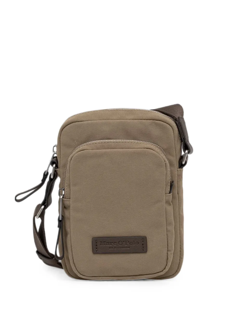 Marc O'Polo logo-patch shoulder bag - Marrone