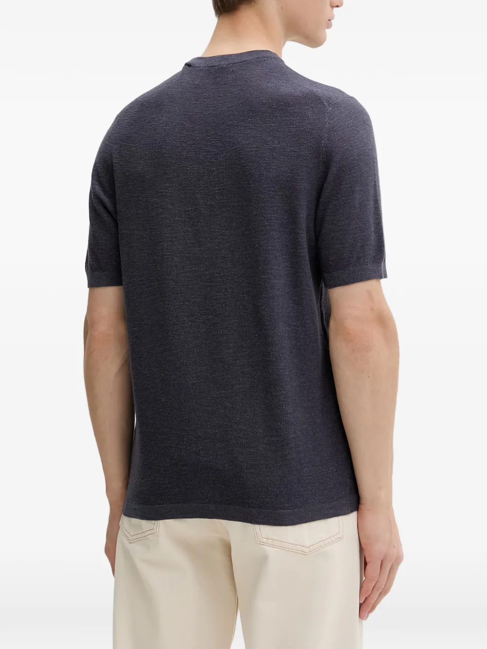 Marc O'Polo crew-neck T-shirt Blauw