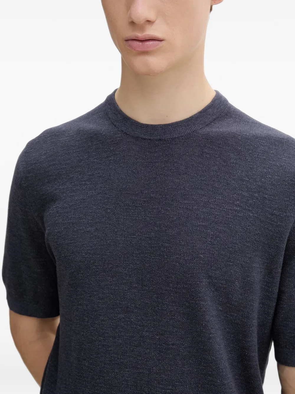 Marc O'Polo crew-neck T-shirt Blauw