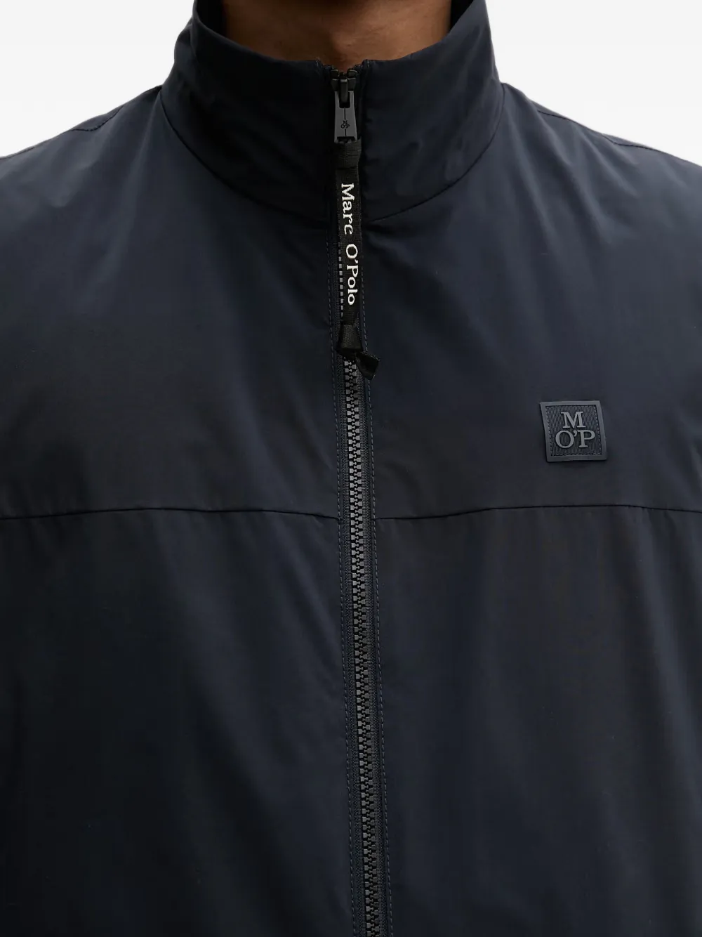 Marc O'Polo Bodywarmer met logopatch Blauw
