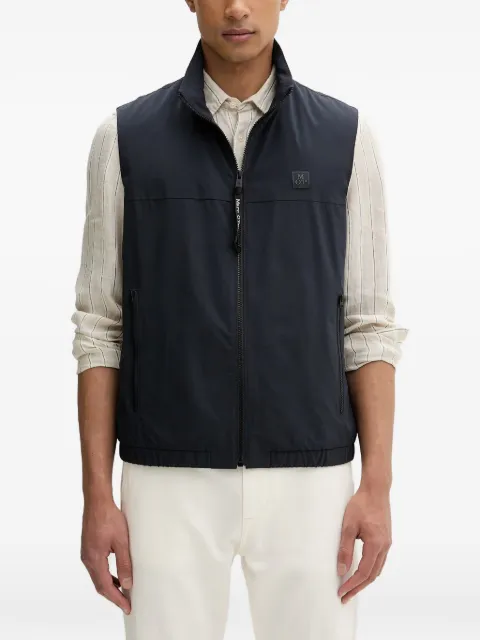 Marc O'Polo logo-patch zip-up gilet