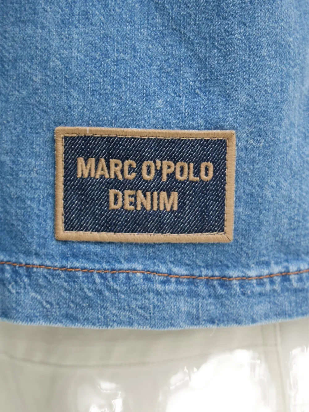 Marc O'Polo Overhemd met opgestikte zak Blauw