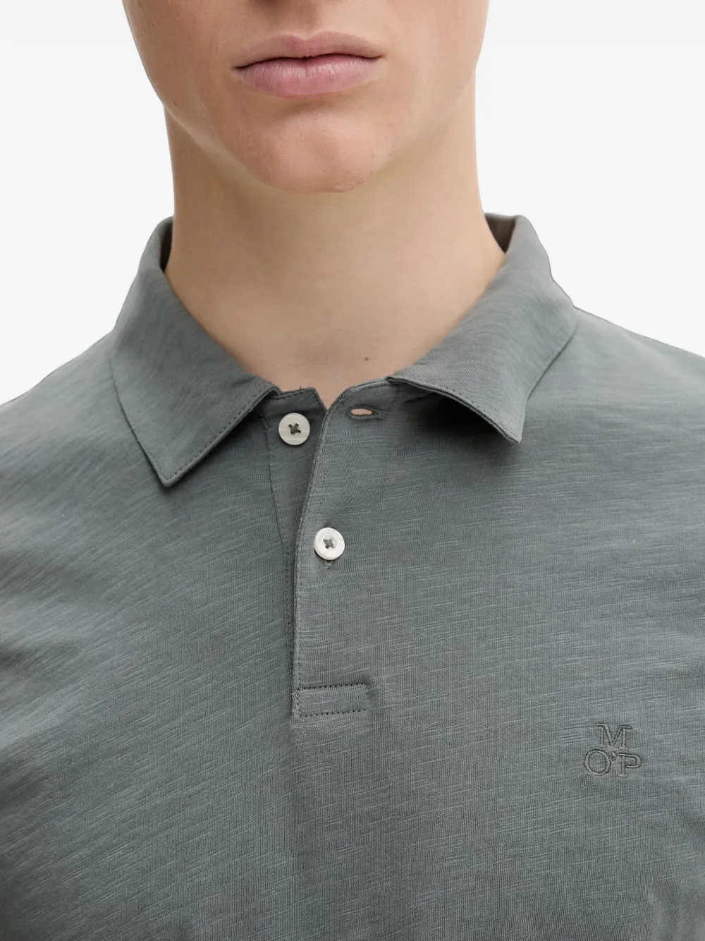 Marc O'Polo Poloshirt met logo Grijs