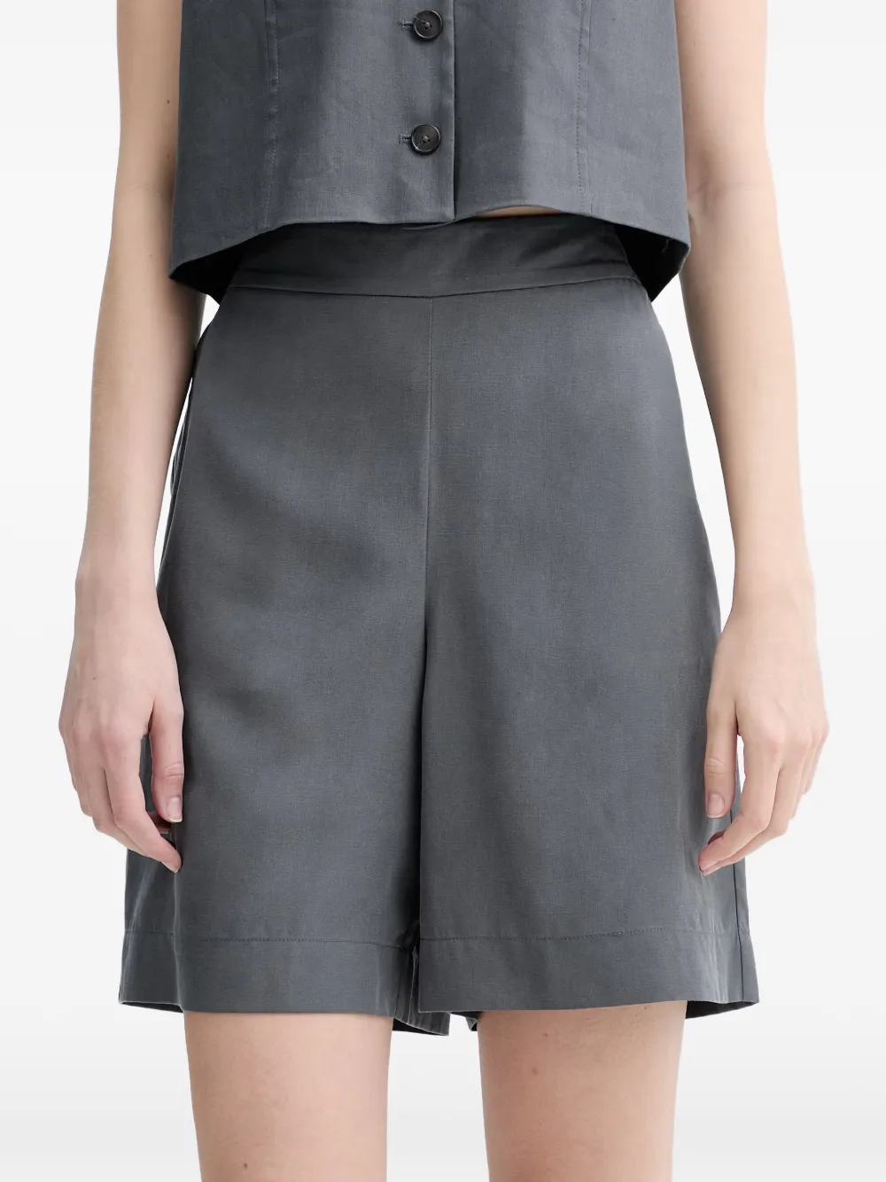 Marc O'Polo elasticated-waistband shorts Grijs